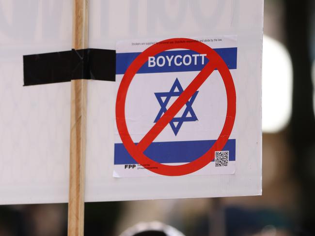 SYDNEY, AUSTRALIA - NewsWire Photos OCTOBER 6, 2024: Protestors gather at Hyde Park in Sydney's CBD to demand an end to the ongoing war and Israel's current occupation of Gaza, and the escalating Israel-Lebanon conflict.Picture: NewsWire / Damian Shaw