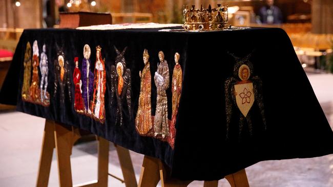 ‘What is that truth?’ … a coffin containing the remains of King Richard III inside Leicester Cathedral ahead of a re-interment ceremony in March, 2015.