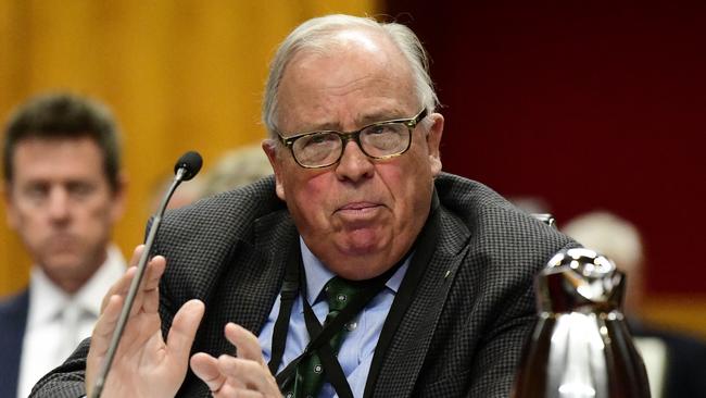 NSW Building Commissioner David Chandler at the NSW Parliament yesterday. Picture: AAP.