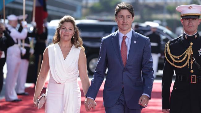 Justin Trudeau and wife Sophie Gregoire Trudeau announced their separation in August. Picture: Getty Images