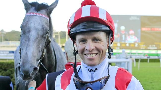 Kerrin McEvoy had a significant win at the Victorian Racing Tribunal on Monday morning. Photo: AAP Image/Mark Evans.