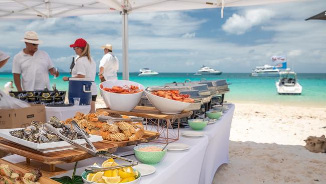 Tickets are now on sale for the White on Whitehaven Long Lunch. Photo: Tourism Whitsundays