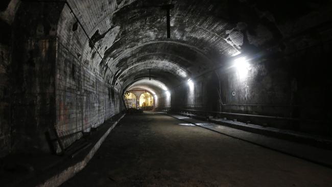 An underground garden could breathe life into the abandoned tunnels of St James Station. Picture: David Swift