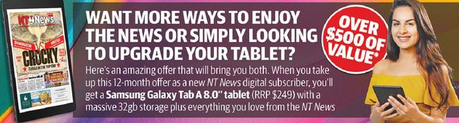 NT News tablet art