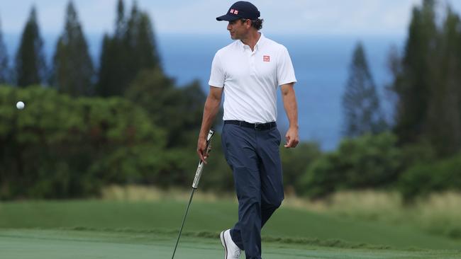 Adam Scott is playing the Tournament of Champions on Maui in Hawaii this week for the first time since 2014. Picture: Gregory Shamus/Getty Images