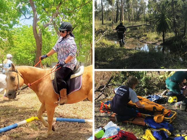 CareFlight rescue of Lena Walsh on April 27, 2024 at Girraween thumbnail. Picture: Supplied