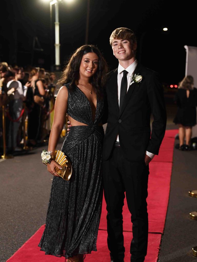 Harry Rayner & Delanni Loprese at Xavier Catholic College year 12 formals. Picture: Patrick Woods.