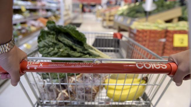 Do you take your trolley through the self serve checkouts at Coles? You won’t be able to at Fountain Gate. Picture: Carla Gottgens