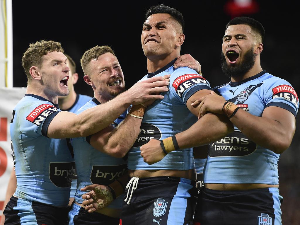 The Blues proved far too good for the Maroons at Queensland Country Bank Staduim. (Photo by Ian Hitchcock/Getty Images)