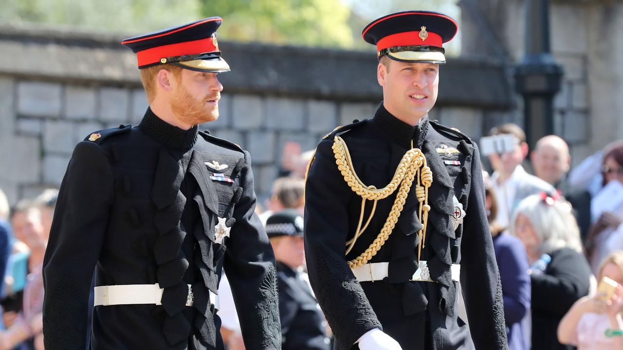 Arriving on Harry’s wedding day, May 19, 2018, at St George’s Chapel. Picture: Gareth Fuller/WPA Pool/Getty Images