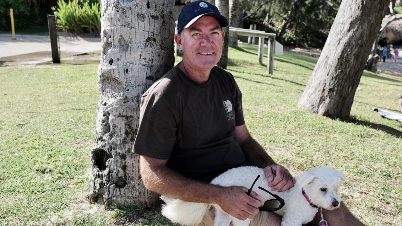 Lee Nott from the Gold Coast at Horseshoe Bay in Bowen on December 28, 2022. Picture: Katrina Lezaic