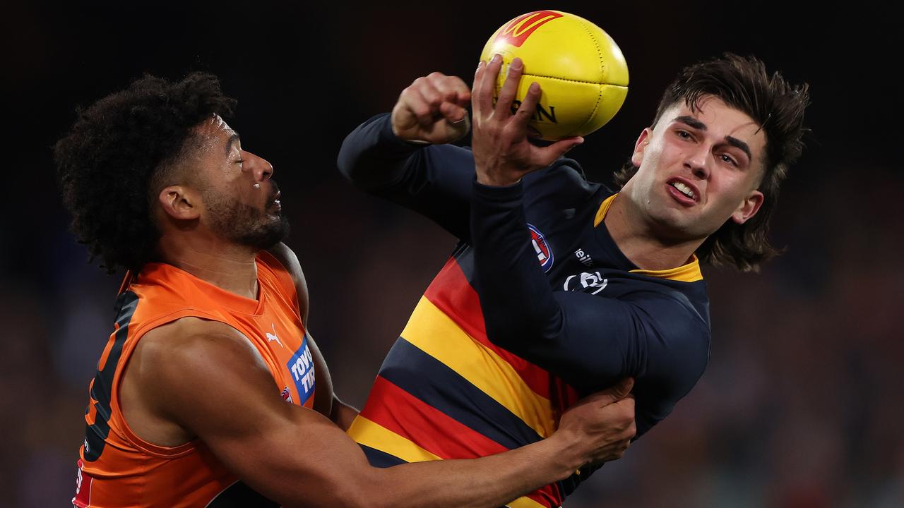 Josh Rachele is ready for more midfield time. Picture: Sarah Reed/AFL Photos