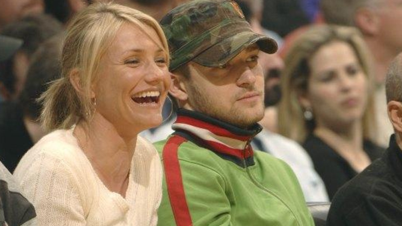 Cameron Diaz and Justin Timberlake at an LA basketball game, shortly before their split. Picture: Andrew D. Bernstein/NBAE via Getty Images