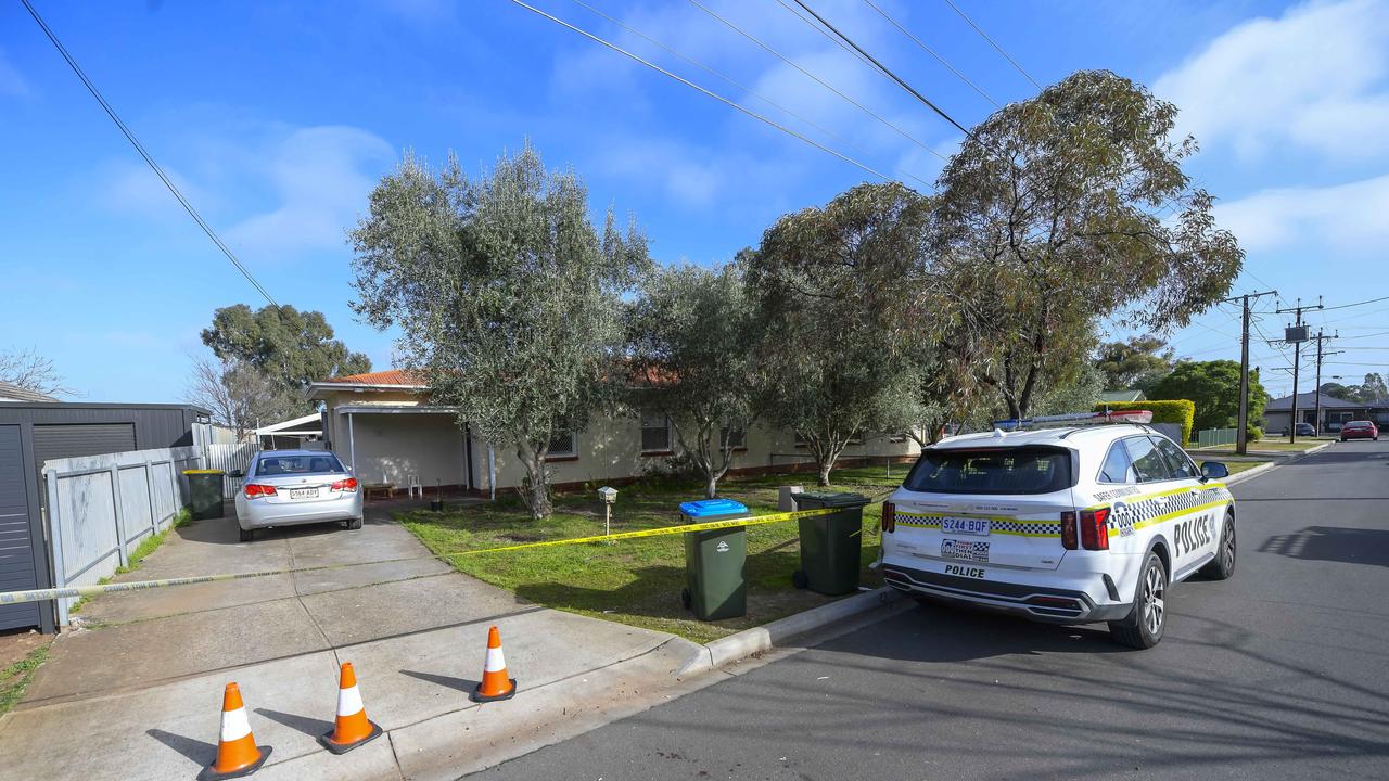 The scene of the stabbing at Cedar Ave, Campbelltown. Picture: RoyVPhotography