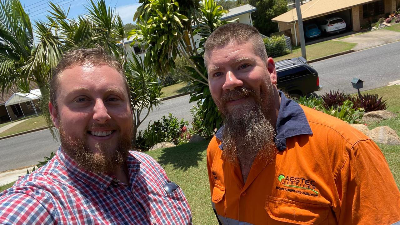 During his time as Gladstone Regional Council Deputy Mayor, Kahn Goodluck and tradesman Mathew Clark raised money when they went toe-to-toe for a good cause at ‘Tradie Wars’.