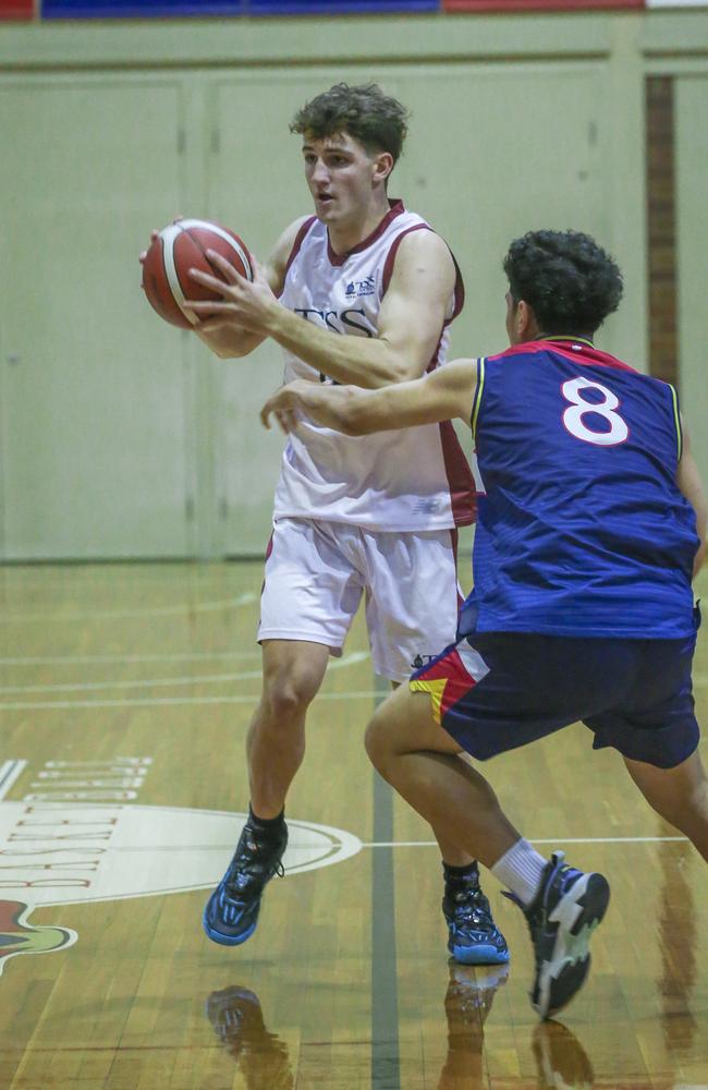 GPS basketball The Southport School v Brisbane State High School at TSS. Picture: Glenn Campbell