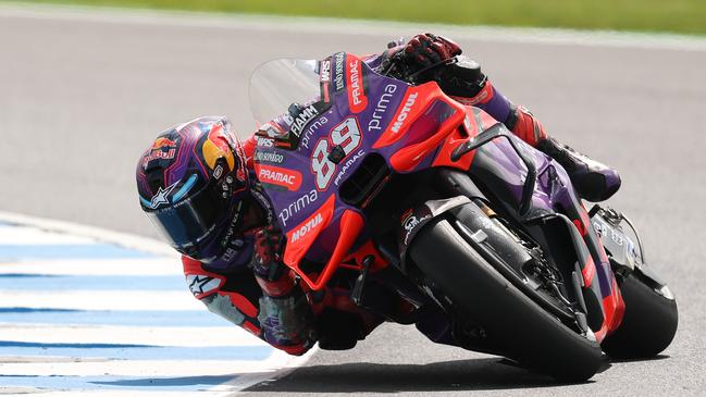 Jorge Martin of Spain and the #89 Prima Pramac Racing at Phillip Island Grand Prix Circuit. Picture: Robert Cianflone/Getty Images