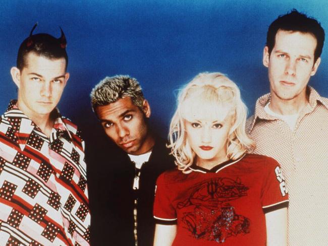 Way back in 1996 with her No Doubt band mates.