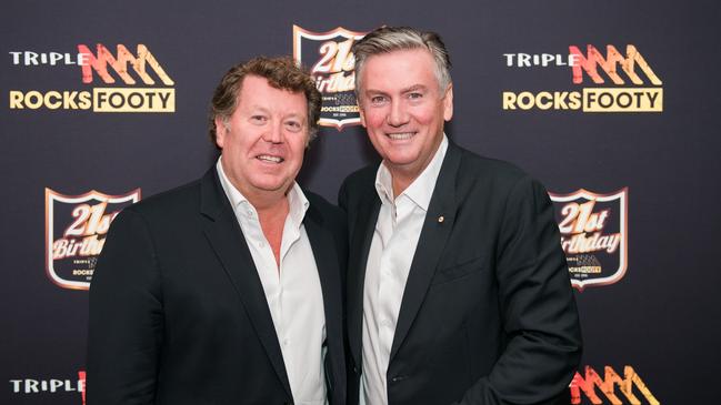 Grant Blackley and Eddie McGuire back in 2017.