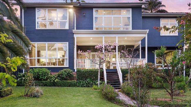 The garden at the home on Plateau Rd, Bilgola Plateau.