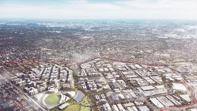 An artist impression of the new Showground precinct. Picture: Supplied