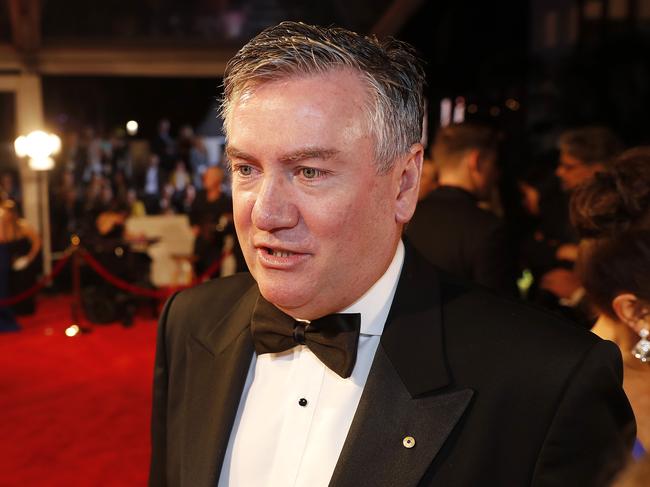 Eddie McGuire had no comment at the TV Week Logie Awards. Picture: AAP