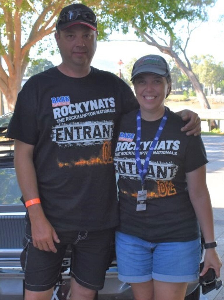 Martin Sedgman and Sarah Wilkinson at day three of Rockynats 2022.