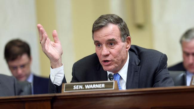 US senator Mark Warner. Picture: AFP