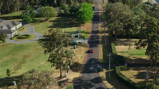 A drone shot over Middle Dural from ‘A Stitch in Time’