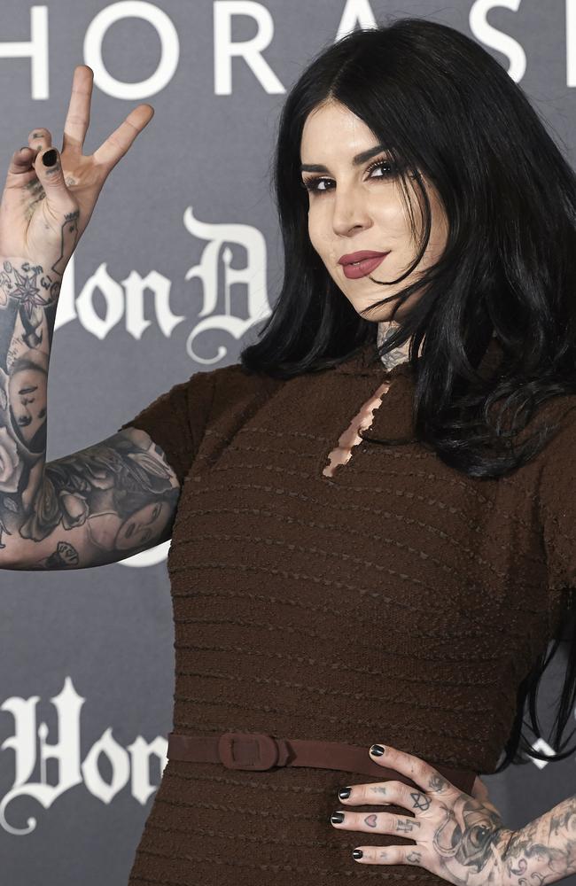 Kat von D’s makeup line includes vegan-grade products. Picture: Getty Images