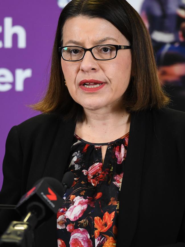 Minister for Health Jenny Mikakos has urged Victorians to remain vigilant. Picture: AAP