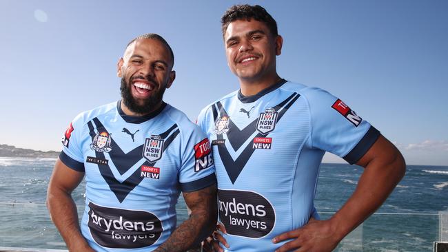 Inspiring Indigenous stars Josh Addo-Carr and Latrell Mitchell. Picture: David Swift