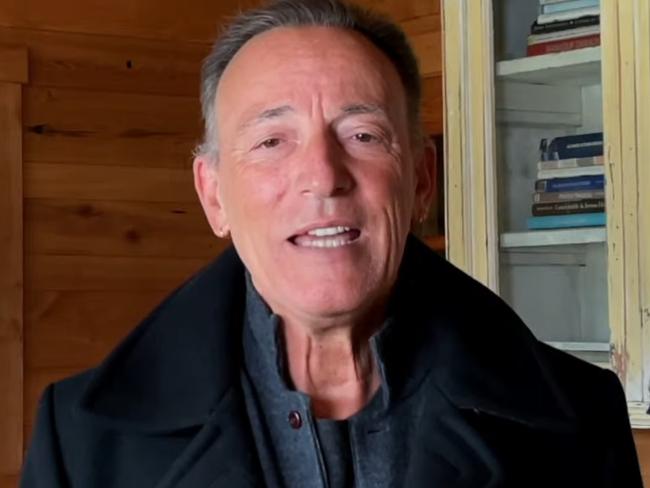 Bruce Springsteen recently appeared virtually to pay tribute to Michael Gudinski.