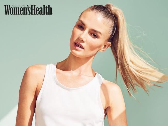 High jumper Amy Pejkovic appears in Women’s Health’s May issue, on sale from Thursday, April 5. Picture: Michael Naumoff for Women’s Health