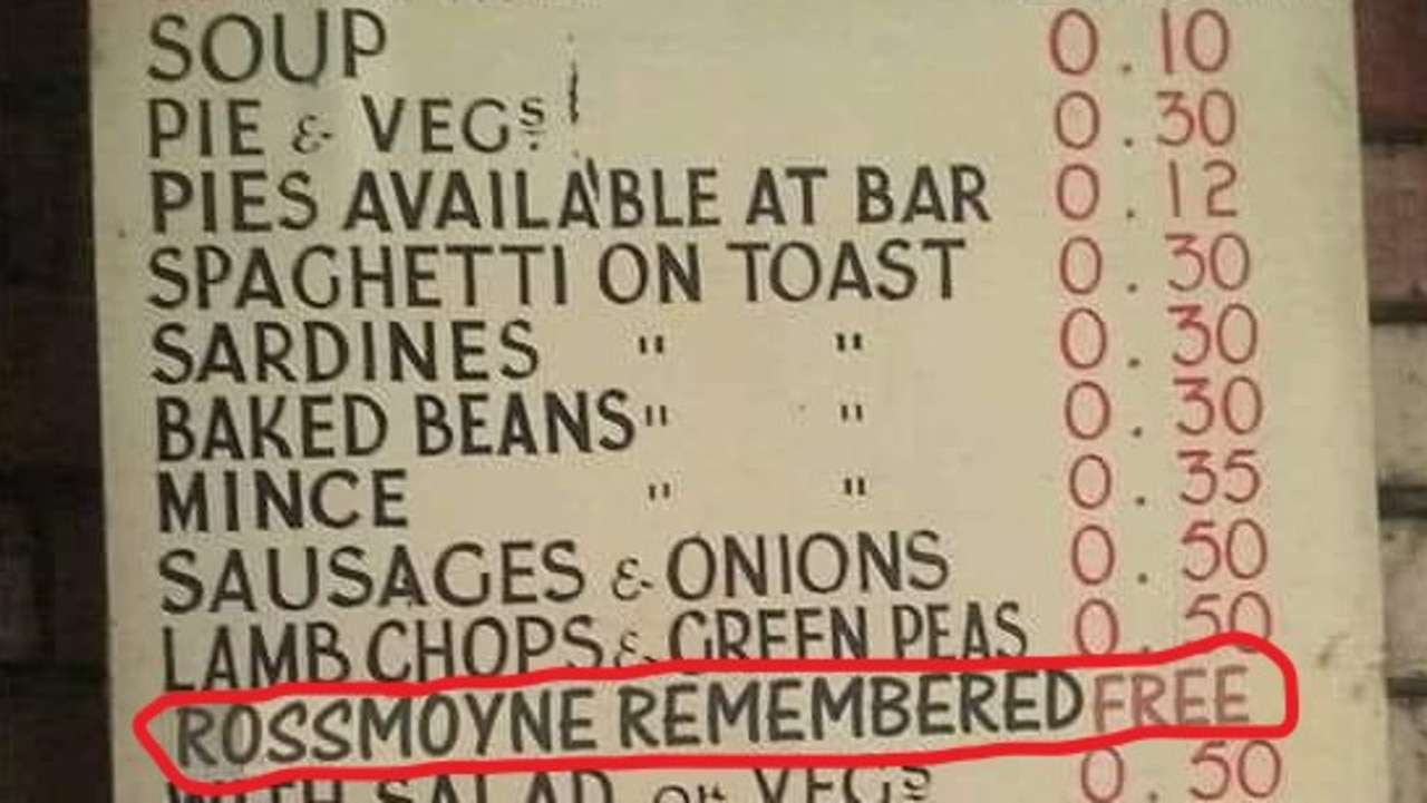 Aussie online have shared their surprise at the ‘unbelievable’ prices of a pub lunch menu from 1972. Picture: Facebook/Old Shops Australia