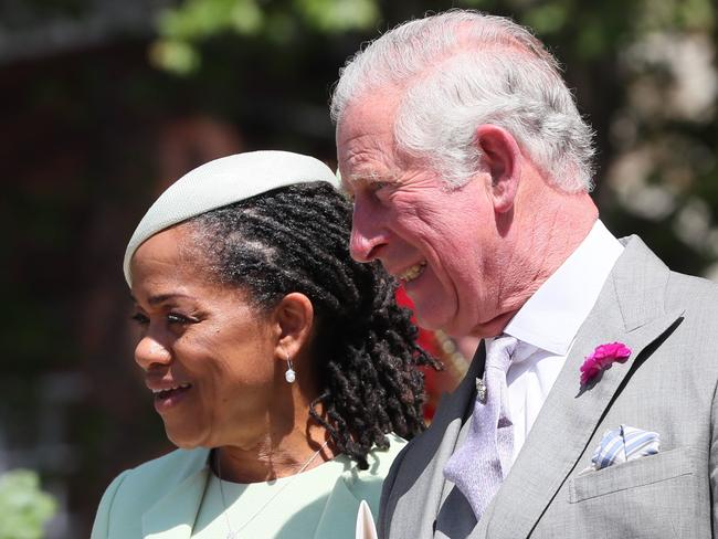 Meghan’s mother, Doria Ragland, was the only member of Meghan’s side of the family to attend the wedding. Picture: Getty Images