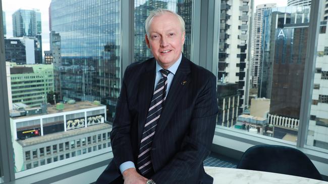 Perpetual, led by Rob Adams, has struck a revised merger deal with Pendal as its future hangs in the balance. Picture: John Feder