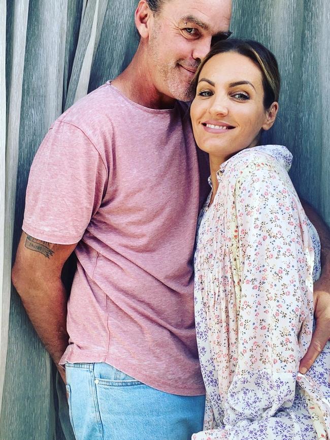 Adam Heuskes with wife Nikki Kosmider Heuskes, parents of Australian Idol contestant Jaylena Heuskes. Picture: Supplied.