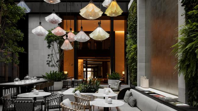 Capella Sydney’s Aperture Bar. Picture: Timothy Kaye