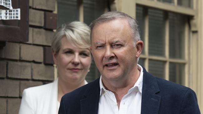 Anthony Albanese and Tanya Plibersek. Picture: NCA NewsWire/ Monique Harmer