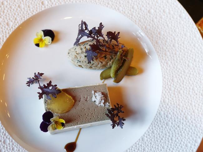 Ananas’ duck liver pate. Picture: Tim Hunter