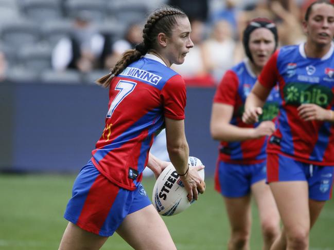 Melanie Howard for Newcastle Knights. Picture Warren Gannon Photography