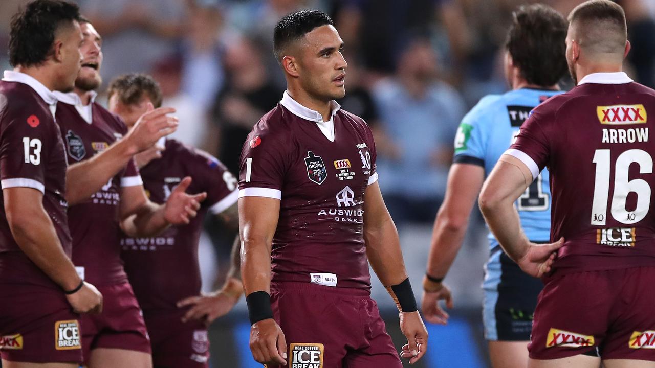 Valentine Holmes could be shifted to the wing according to Laurie Daley. (Photo by Mark Kolbe/Getty Images)