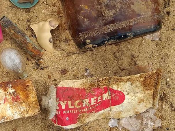 Toxic ‘treasures’ emerge from old beachside tip