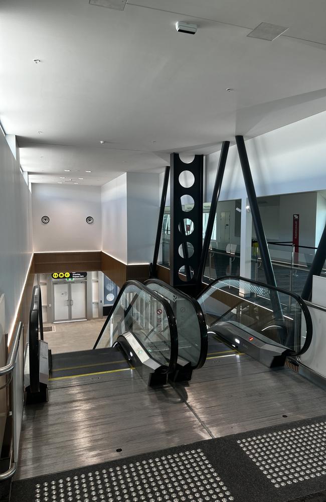 The new escalators opened on Friday, September 1.