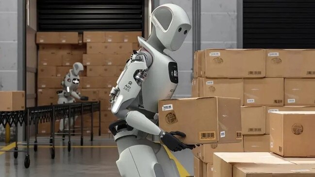 Robots and drones stacking store shelves may not be far away. Picture: Apptronik