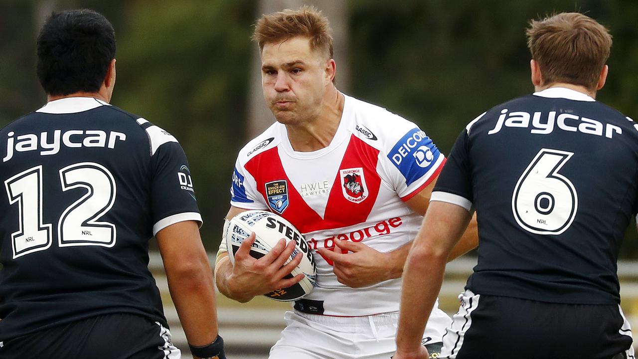 Jack De Belin pictured playing his first game since 2018. Picture: Sam Ruttyn