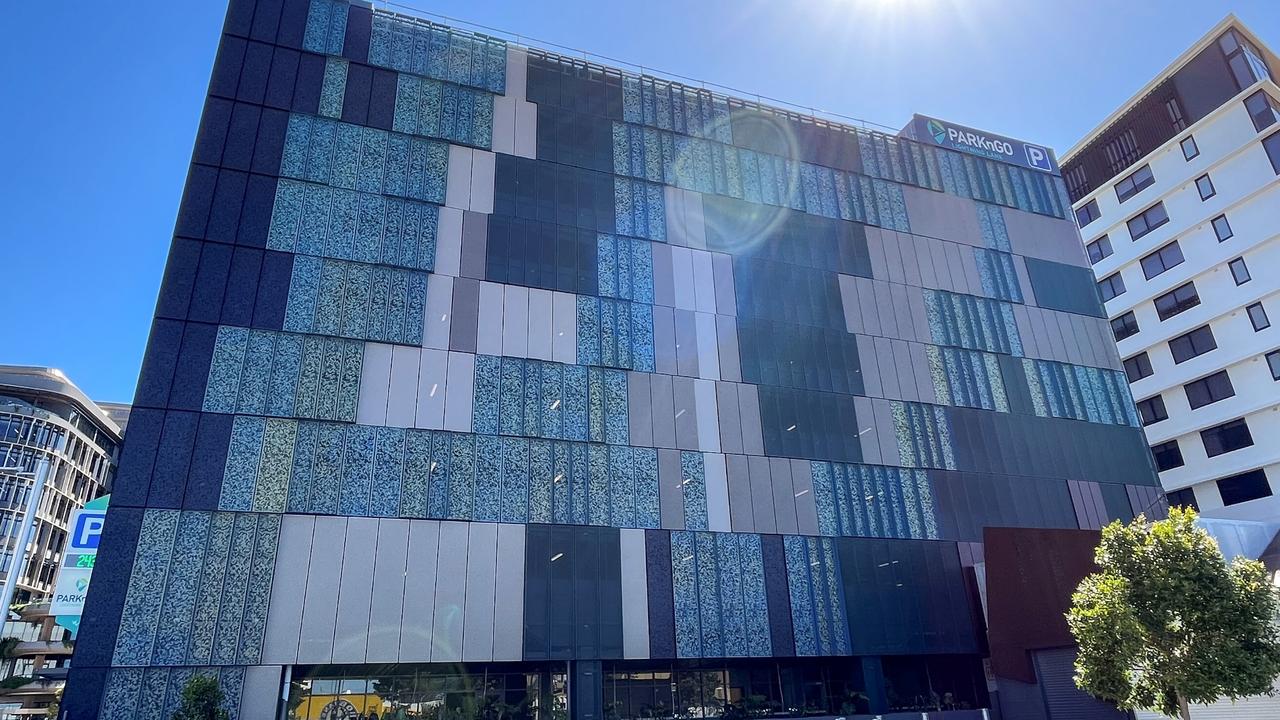 The new multi-level car park on Lightning Lane at Maroochydore.