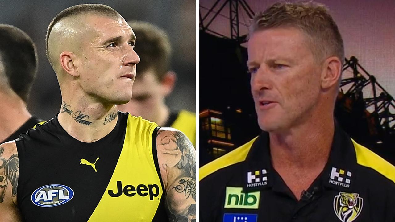 Damien Hardwick has spoken about Dustin Martin's future.