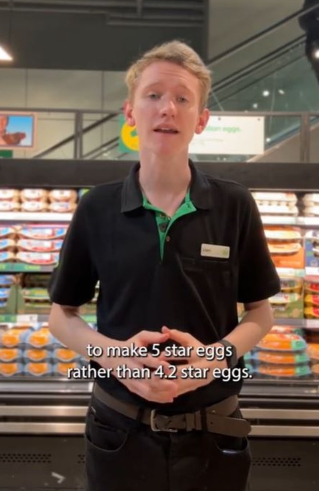 The supermarket has since unexpectedly responded in a humorous video. Picture: TikTok/Woolies